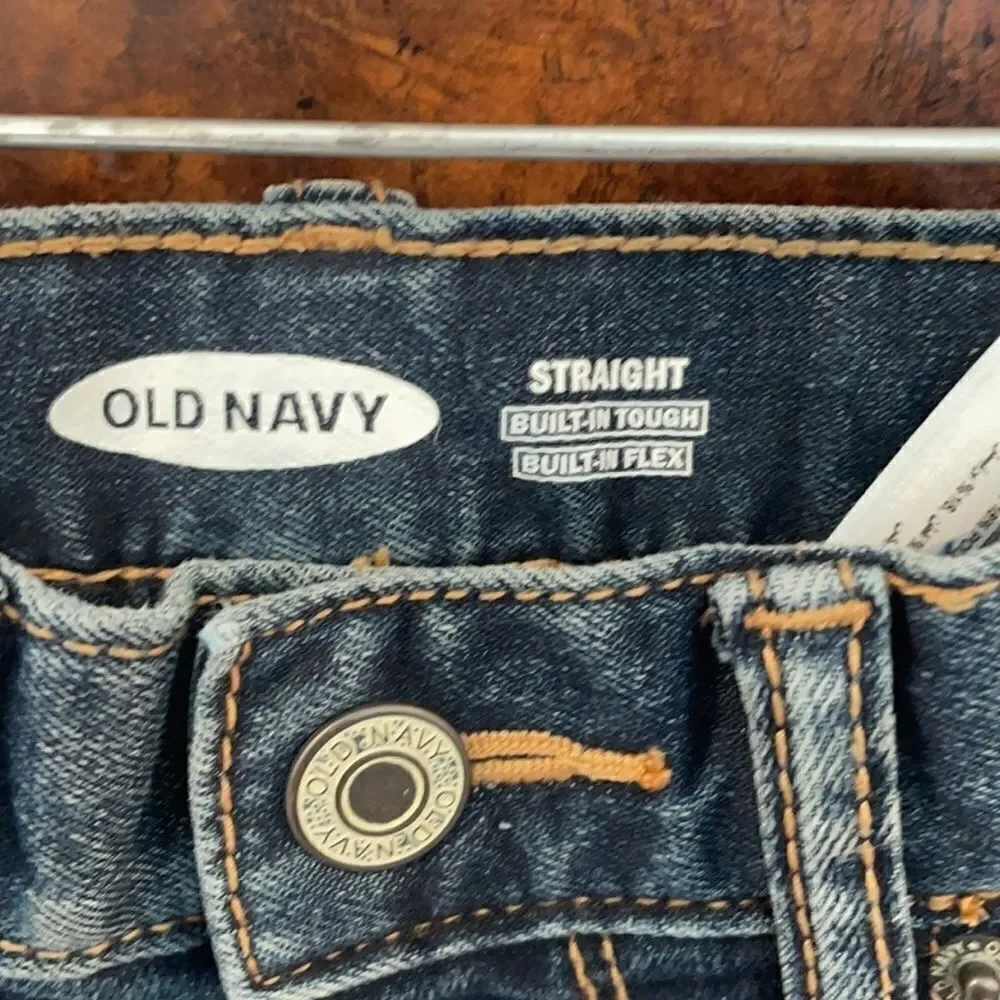 Old Navy kids slim dark denim jeans